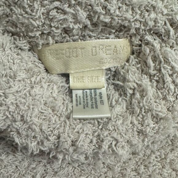 Barefoot Dreams One Size Cozy Chic Beach Fringe Lounge Poncho - Picture 3 of 7